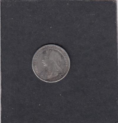 Beschrijving: 3 Pence  VICTORIA